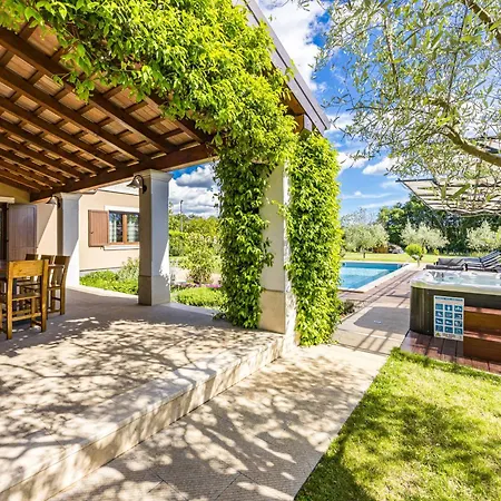 Villa Roza In Istria With Whirlpool And Playground For Kids - Pet Friendly Tinjan